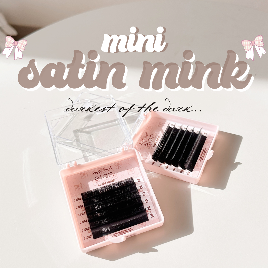 MINI TESTER TRAY- satin mink (DARKEST lashes) 🎀