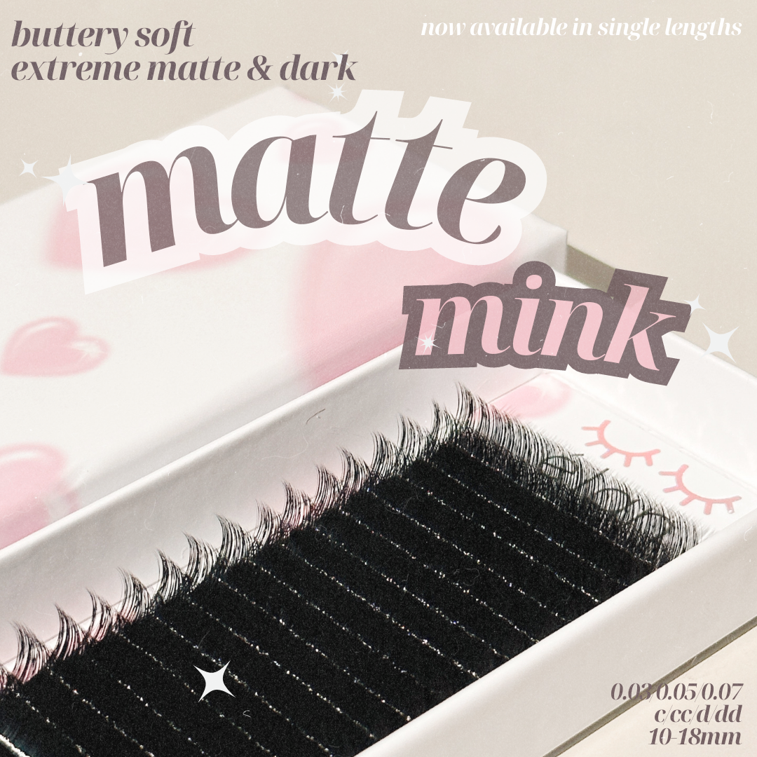 0.05 MATTE MINK lash tray π