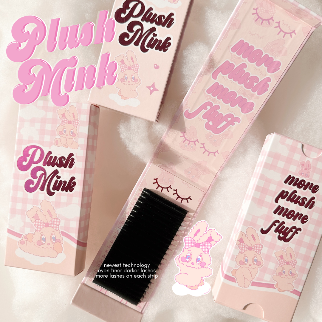 0.05 PLUSH MINK lash trays (PLUSH +FLUFF) š°