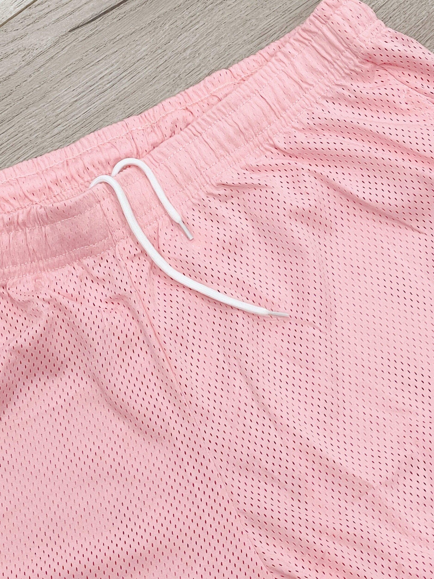 mesh lash basketball shorts