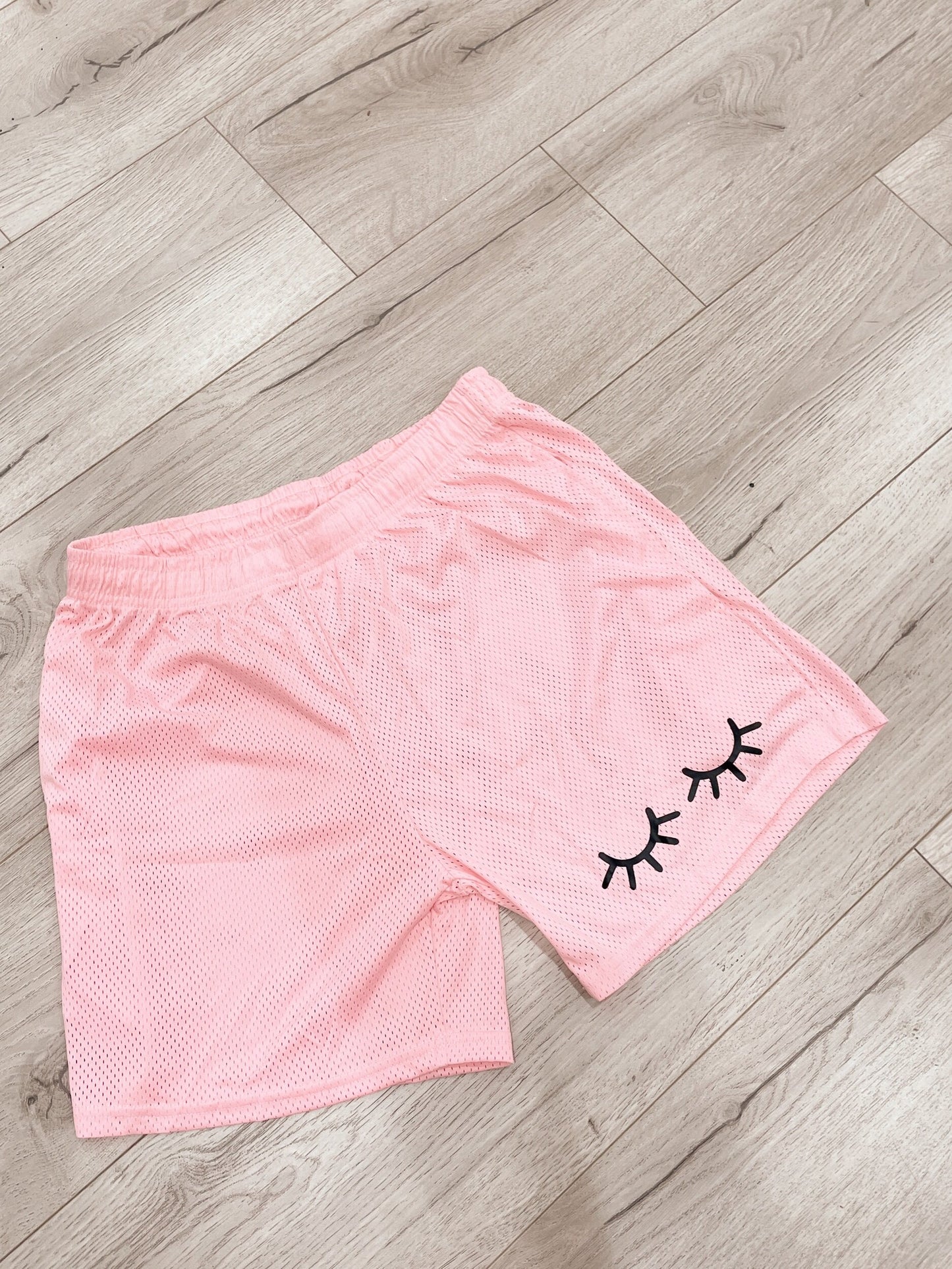 mesh lash basketball shorts