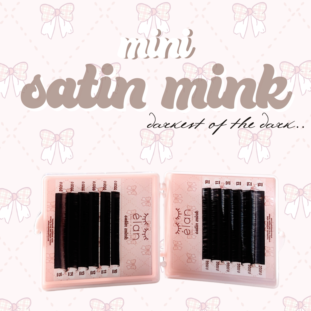 MINI TESTER TRAY- satin mink (DARKEST lashes) 🎀