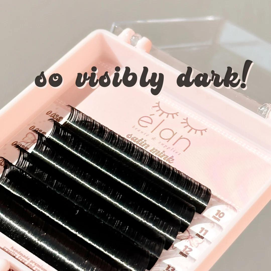 MINI TESTER TRAY- satin mink (DARKEST lashes) 🎀