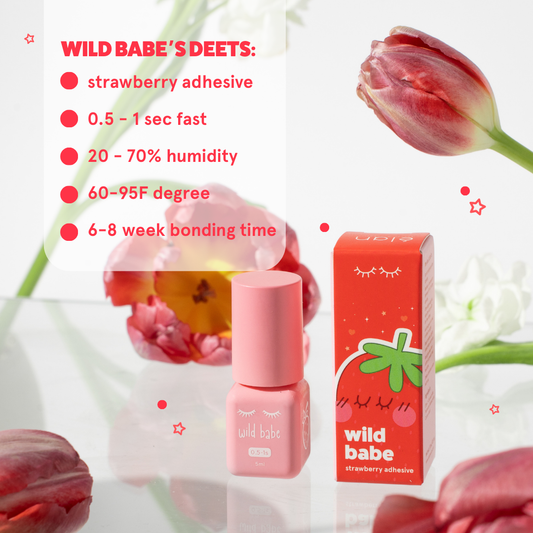 WILD BABE strawberry adhesive