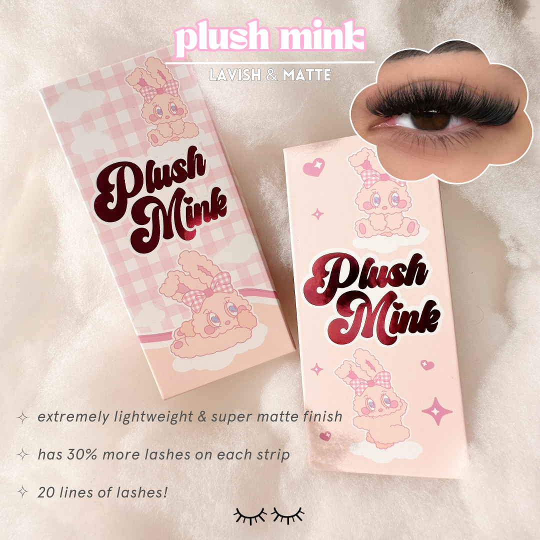 0.05 PLUSH MINK lash trays (PLUSH +FLUFF) š°