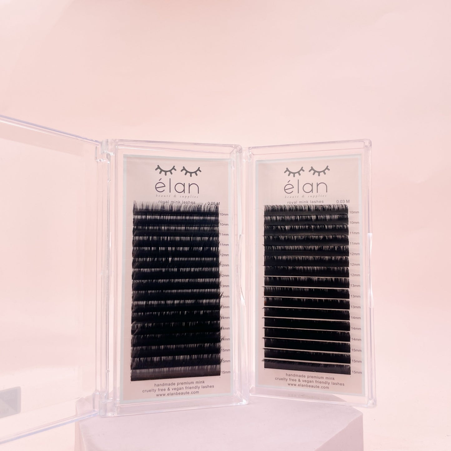 M curl ROYAL MINK lash trays π