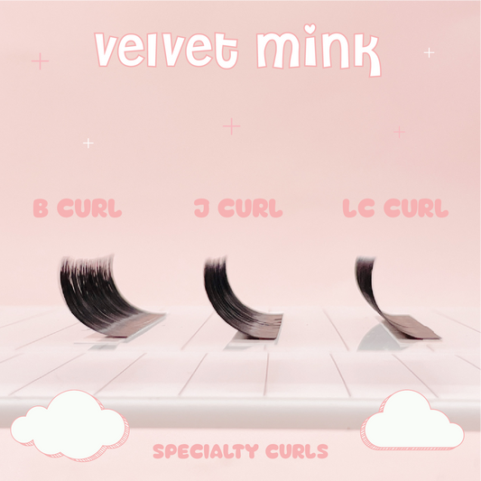 SPECIALTY CURLS B - J - LC velvet mink lashes ☁️