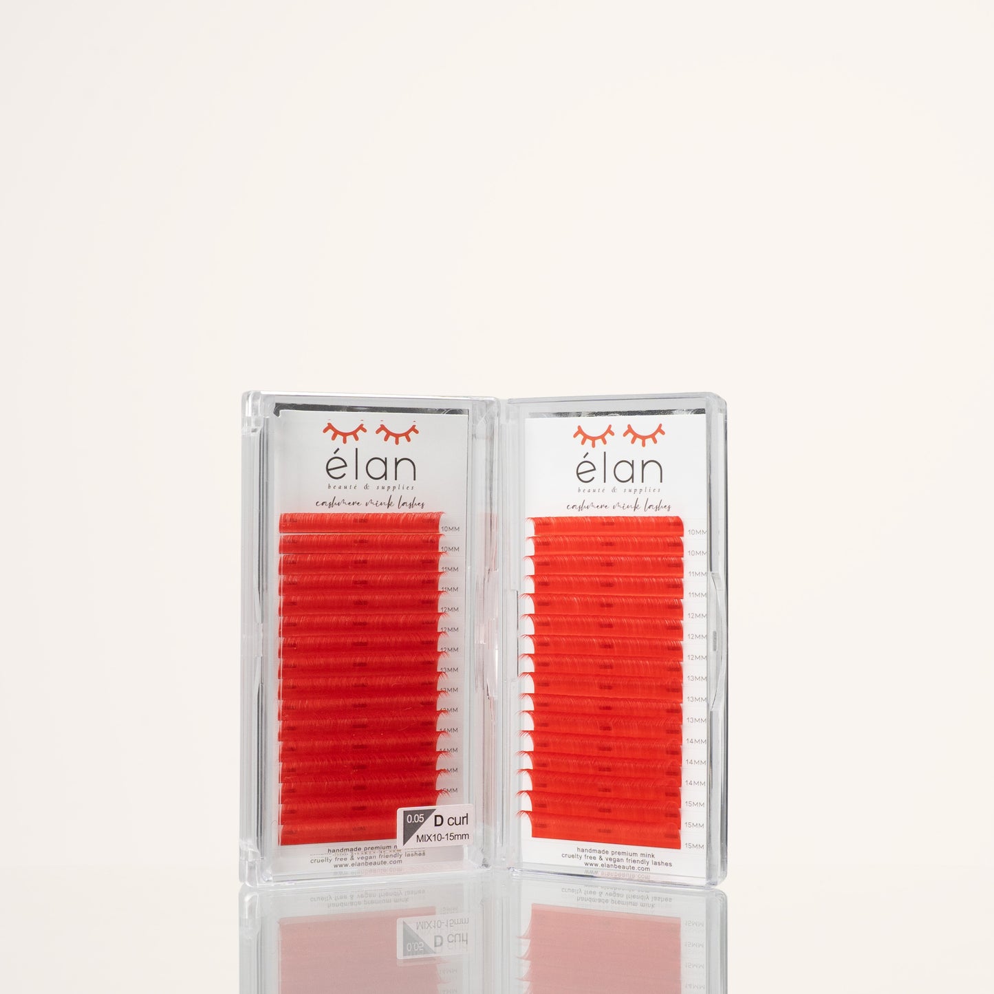 SINGLE COLOR 0.05 cashmere mink lashes