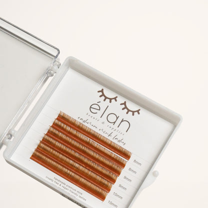 MINI BROWN color lashes