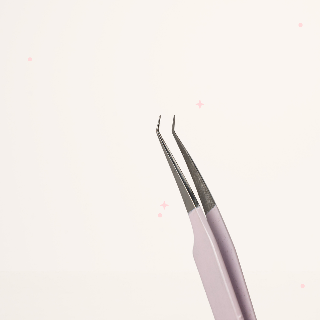 angled volume tweezers