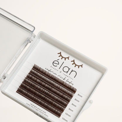 MINI BROWN color lashes