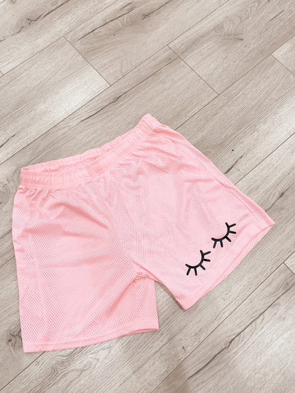 mesh lash basketball shorts