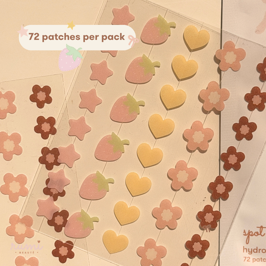 rumi hydrocolloid spot patches (72 ct)