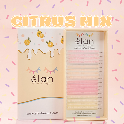 CREAMSICLES OMBRÉS cashmere mink lashes