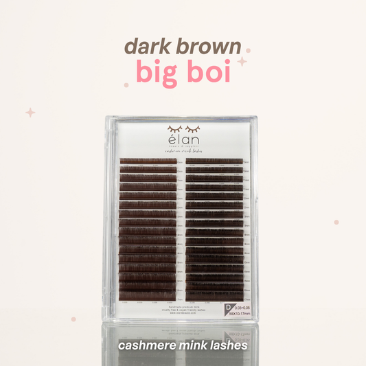 the BIG BOI 0.03+0.05 DARK BROWN mix tray