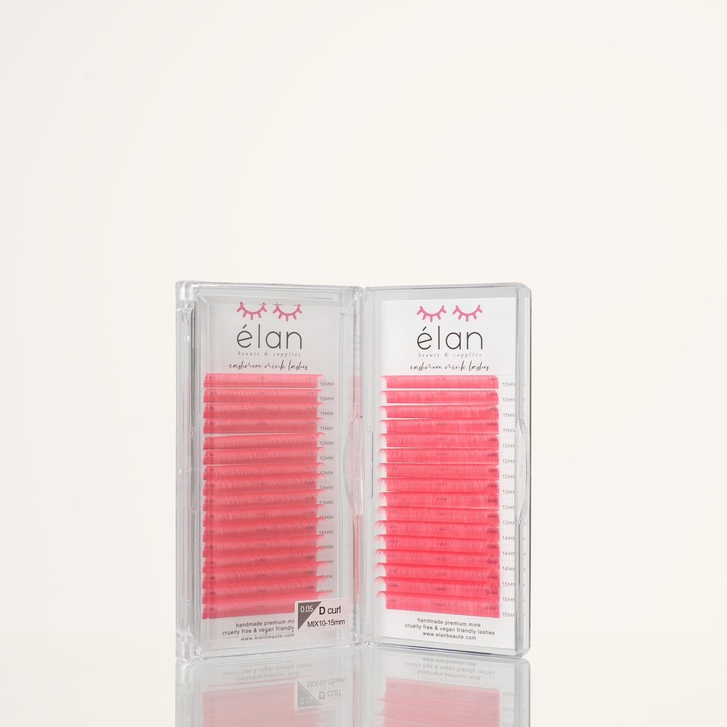 SINGLE COLOR 0.05 cashmere mink lashes