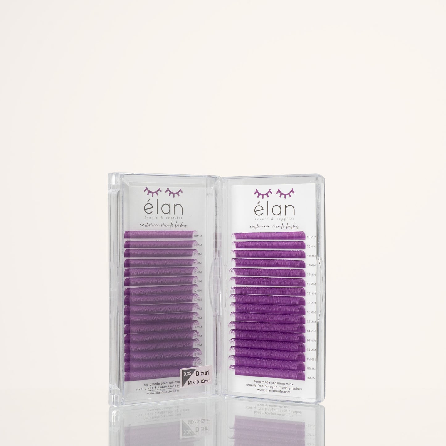 SINGLE COLOR 0.05 cashmere mink lashes