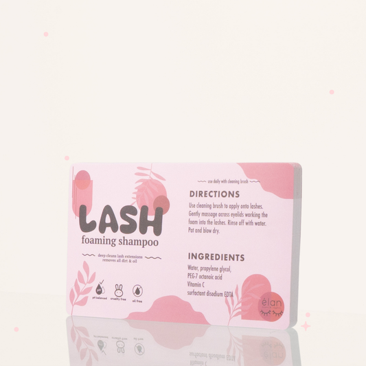 lash shampoo LABELS (pack of 25)