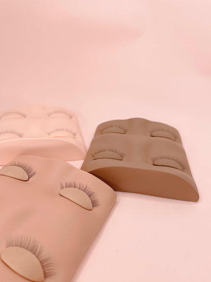 practice mannequin face with removable lids