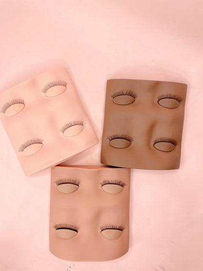 practice mannequin face with removable lids