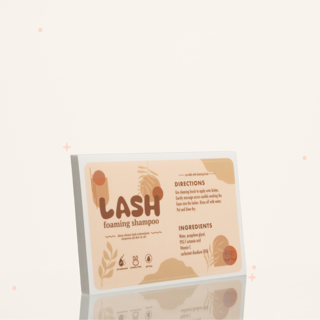 lash shampoo LABELS (pack of 25)