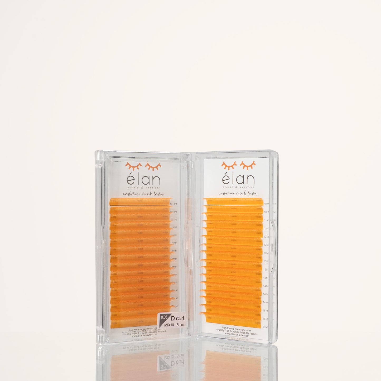 SINGLE COLOR 0.05 cashmere mink lashes