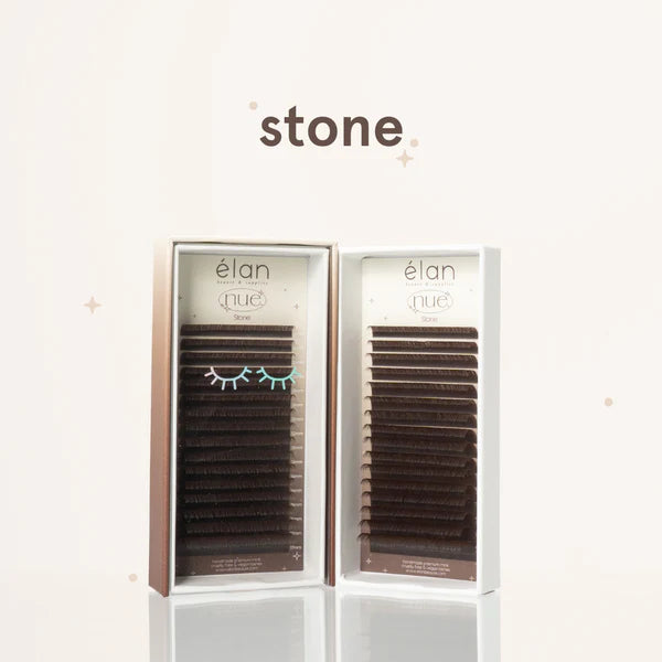 the NUE collection shade-matching color lashes