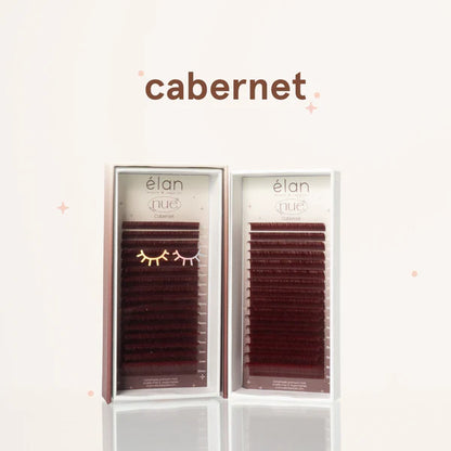 the NUE collection shade-matching color lashes