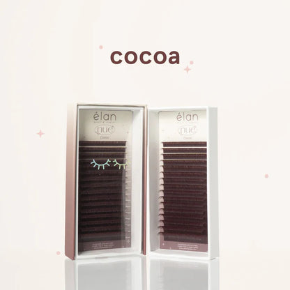 the NUE collection shade-matching color lashes