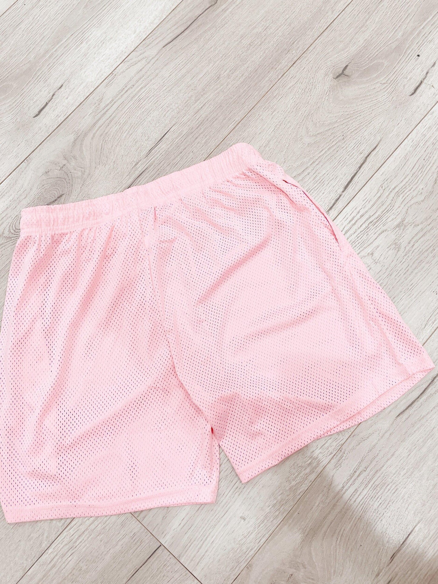 mesh lash basketball shorts