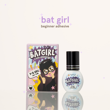 BAT GIRL black adhesive