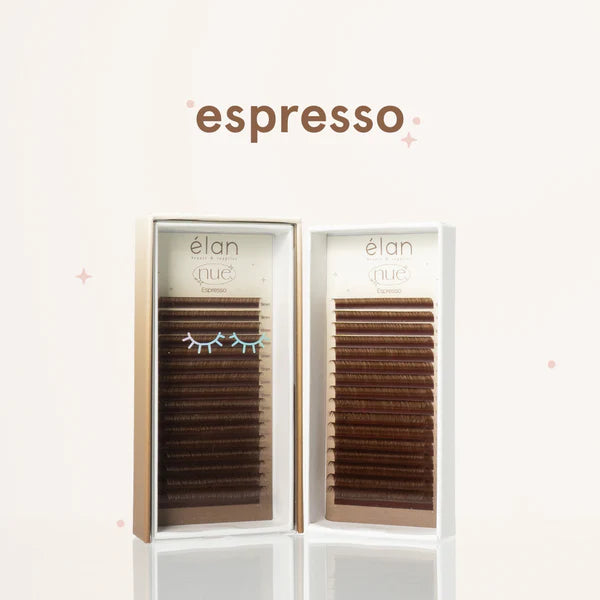 the NUE collection shade-matching color lashes