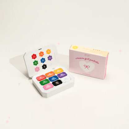 rainbow cream gel palette