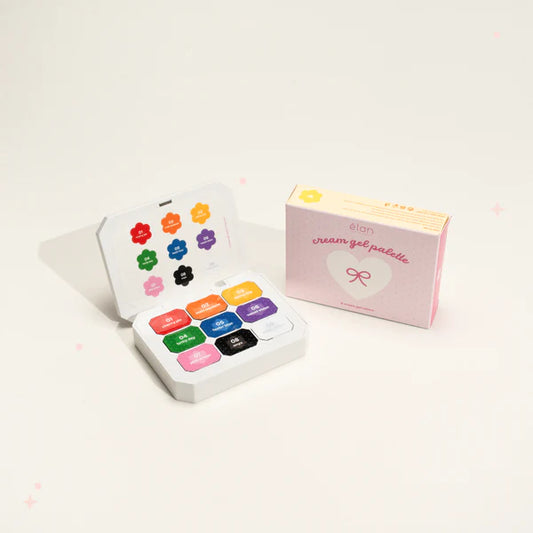 rainbow cream gel palette