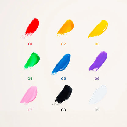rainbow cream gel palette