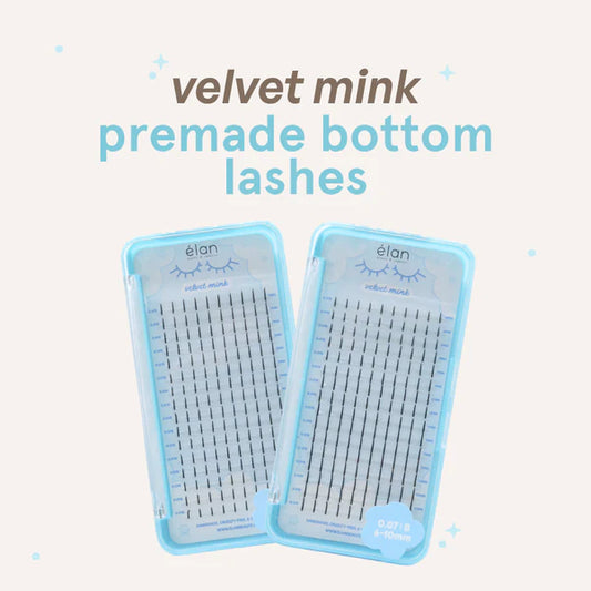 0.07 VELVET MINK Premade Bottom Lashes