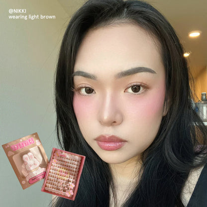 rumi BROWN lash clusters 100pcs