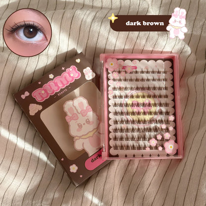 rumi BROWN lash clusters 100pcs