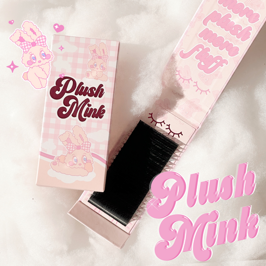 0.05 PLUSH MINK lash trays (PLUSH +FLUFF) 🐰