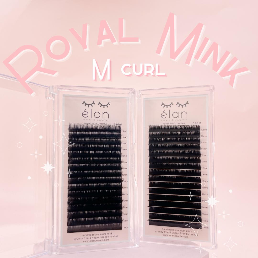 M curl ROYAL MINK lash trays 👑